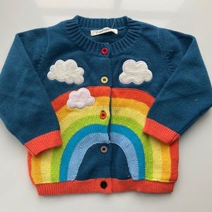 Set of 2 Knit Cardigan Sweaters Sz 12-18 months